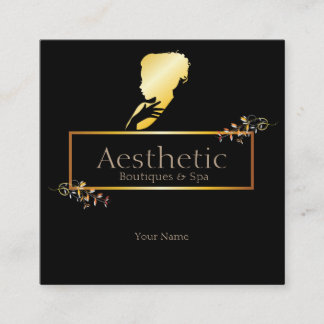 Carte De Visite Carré Esthétique