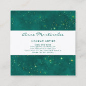 Carte De Visite Carré Étoiles (Dos)