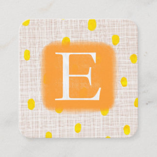 CARTE DE VISITE CARRÉ ETSY