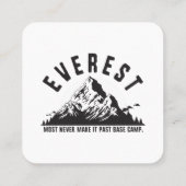 Carte De Visite Carré Everest (Dos)