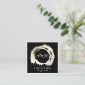 Carte De Visite Carré Expressif Brossé & Cityscape (Debout devant)