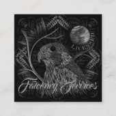 Carte De Visite Carré Falcon Pleine lune (Devant)