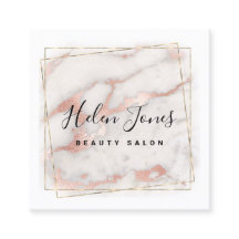 FAUX feuille d'or sur le marbre d'or rose