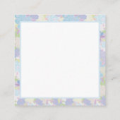 Carte De Visite Carré fleur de vie, (Dos)