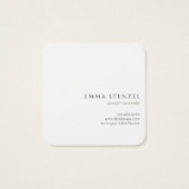 Carte de visite Carré Fleur sauvage (Dos)