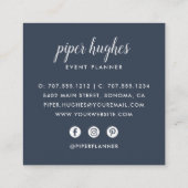 Carte De Visite Carré Flore Delft (Dos)