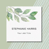 Carte De Visite Carré Foliage
