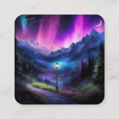 Carte De Visite Carré Forêt enchantée (Dos)