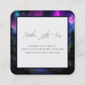 Carte De Visite Carré Forêt enchantée (Devant)