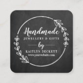 Carte De Visite Carré Fournitures de petite entreprise sur mesure faites (Devant)