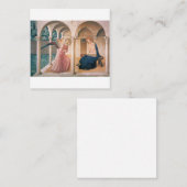 Carte De Visite Carré Fra Angelico - Annonciation (Devant / Derrière)