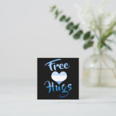Carte De Visite Carré Free Hugs (Debout devant)