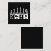 Carte De Visite Carré funny player (Devant / Derrière)