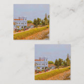 Carte De Visite Carré Galle City - Côte Sud du Sri Lanka (Devant / Derrière)