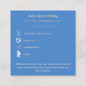 Carte De Visite Carré Gentle Radiance | Tree of Life B&B (Dos)