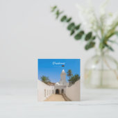 Carte De Visite Carré Ghadames, Libye - Mosquée Blanche (Debout devant)