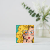 Carte De Visite Carré Girl #1 (Debout devant)