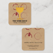 Carte De Visite Carré Golden Chalice (Devant / Derrière)