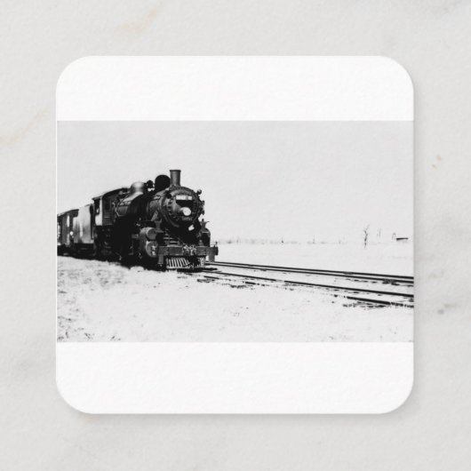 Carte De Visite Carré Grand Trunk Western Engine No. 5042 Business Card (Dos)