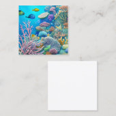 Carte De Visite Carré Grande barrière (Devant / Derrière)