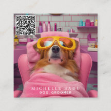 Groomer de chiens vintages