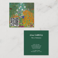 Gustav Klimt - Jardin des fleurs - Code QR
