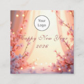 Carte De Visite Carré Happy New Year 2026 (Devant)