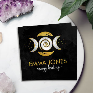 Carte De Visite Carré Healing Hands- Triple lune
