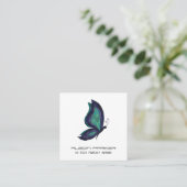 Carte De Visite Carré Hi tech papillon ailes de l'imaginaire auteur aute (Debout devant)