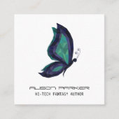 Carte De Visite Carré Hi tech papillon ailes de l'imaginaire auteur aute (Devant)
