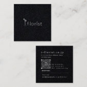Carte De Visite Carré i floristさまショップカード2 (Devant / Derrière)