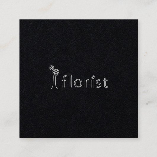 Carte De Visite Carré i floristさまショップカード2 (Devant)