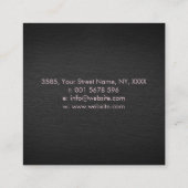 Carte De Visite Carré Infinity Tree Branch - pastels (Dos)