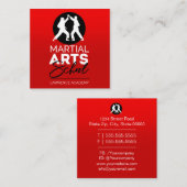 Carte De Visite Carré Institut universitaire des arts martiaux (Devant / Derrière)