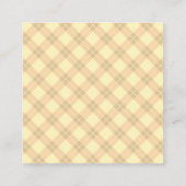 Carte De Visite Carré Jacquard (Dos)
