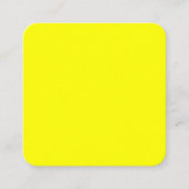 Carte de visite Carré jaune (Devant)