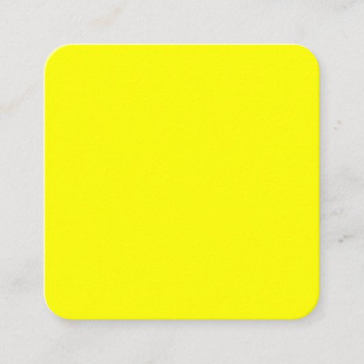 Carte de visite Carré jaune (Devant)