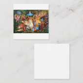 Carte De Visite Carré John Anster Fitzgerald (Devant / Derrière)