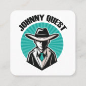Carte De Visite Carré Johnny Quest (Dos)