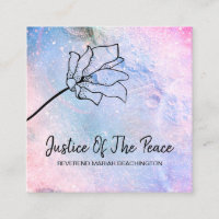 *~* JUSTICE DES Cratères Lune Fleur Ombre PAIX