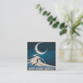 Carte De Visite Carré Keep Going, Quietly (Debout devant)