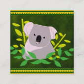Carte De Visite Carré Koala (Devant)