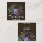 Carte De Visite Carré La déesse de la Terre Mandala (Devant / Derrière)