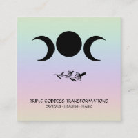 *~* La déesse triple Luna Moon Magic Boho Arc en c