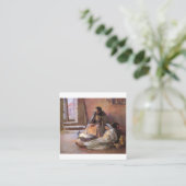 Carte De Visite Carré La Nativité De Gari Melchers (Debout devant)