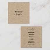 Carte De Visite Carré La Nostalgie classique de Kraft, c'est l'ancienne (Devant / Derrière)