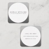 Carte De Visite Carré La technologie moderne a inspiré autour de (Devant / Derrière)