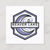 Carte De Visite Carré lac beaver arkansas lune hexa (Devant)