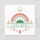 Carte De Visite Carré lac mead arizona (Devant)