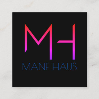 Carte De Visite Carré Late Night Miami